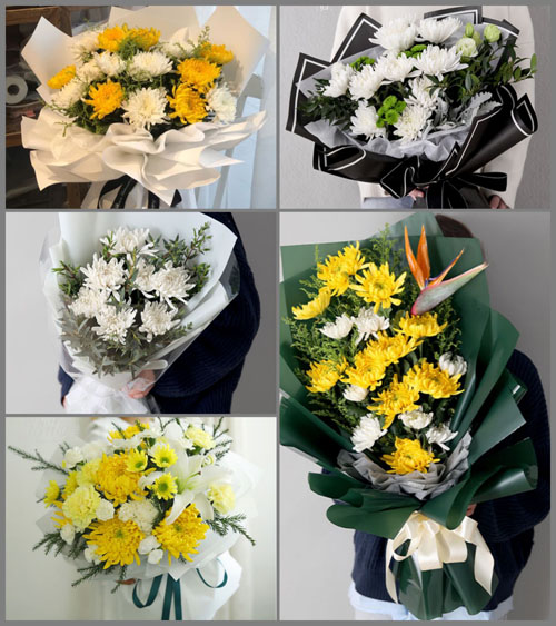 浙江省衢州龙游县詹家镇芝江村白事花束代送